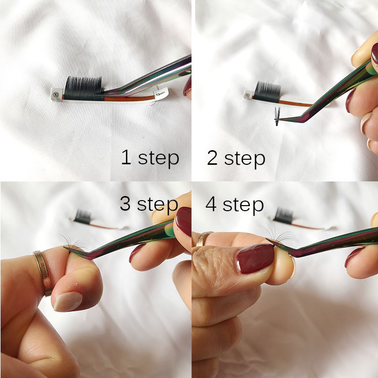 individual fanning lash